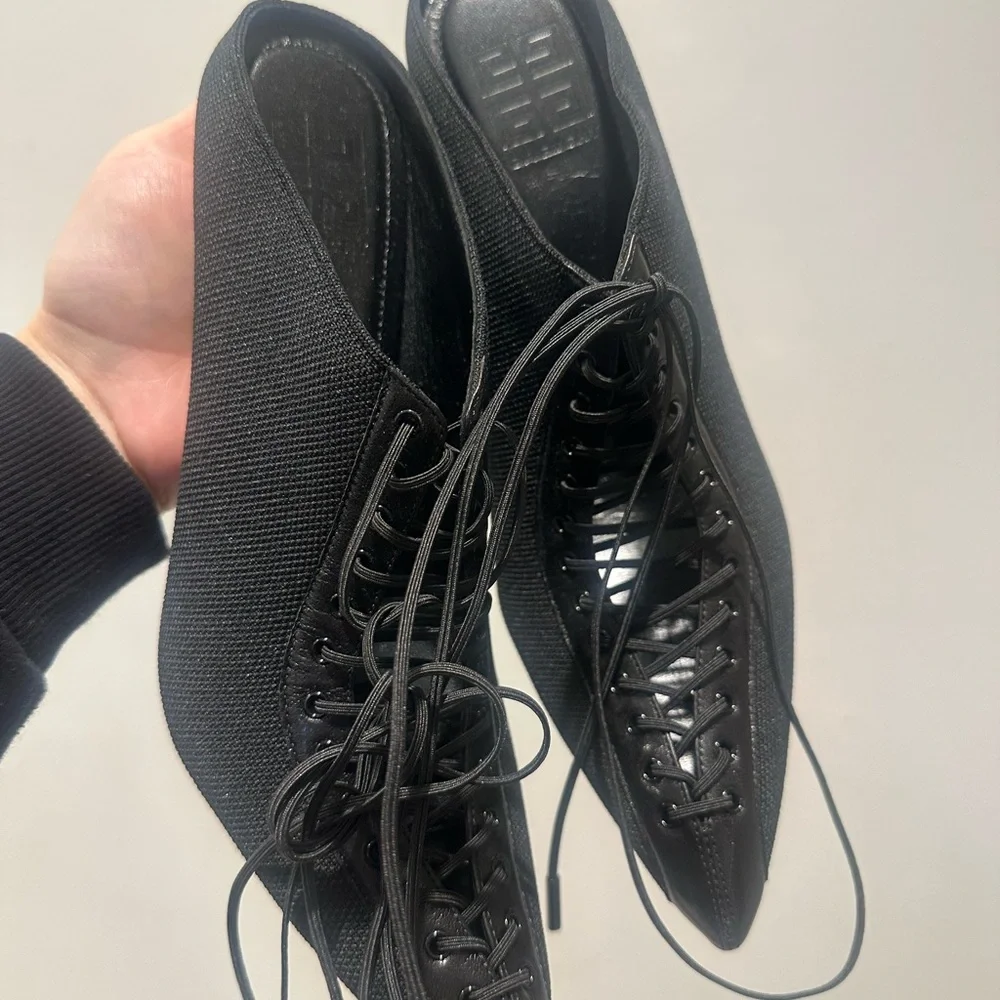Givenchy Black Lace-Up Boots - Picture 4 of 4
